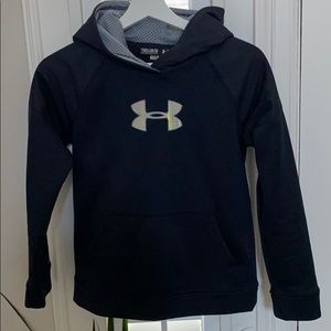 Kids Under Armour Hoodie black size Youth Medium